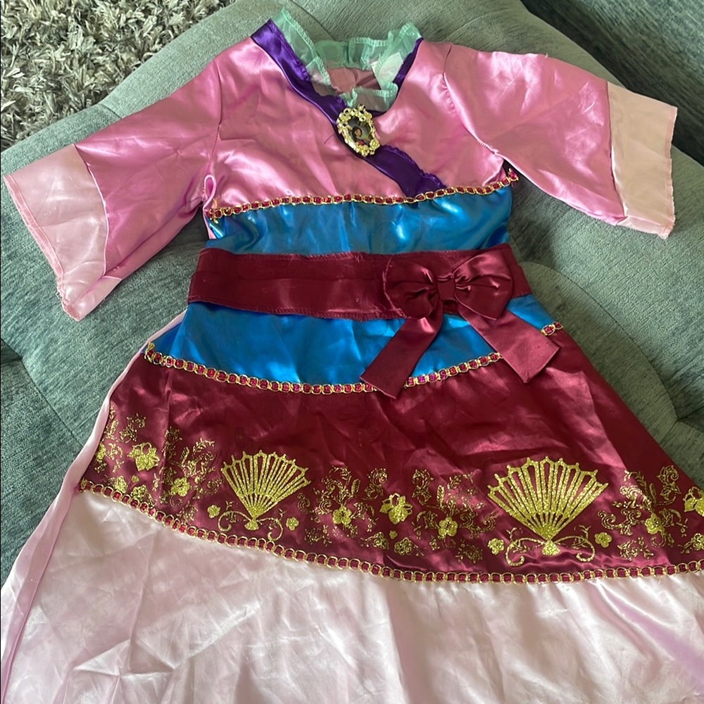 Disney Mulan Costume Dress ship for Halloween